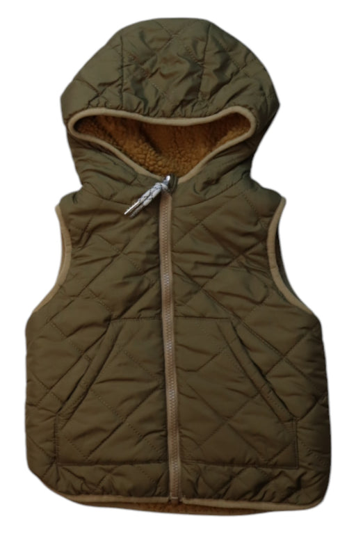 A Green Outerwear Vests from Liewood in size 2T for boy. (Front View)