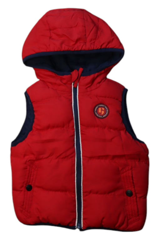 A Red Puffer/Quilted Coats & Outerwear from GARCIA in size 2T for boy. (Front View)