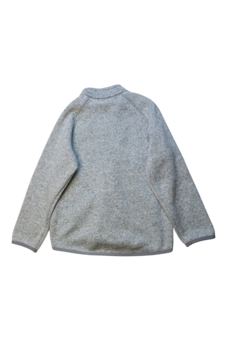 A Grey Zippered Sweatshirts from Reima in size 5T for boy. (Back View)