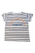 A White Short Sleeve Tops from Velveteen in size 6T for girl. (Front View)