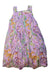 A Multicolour Sleeveless Dresses from Mayoral in size 6T for girl. (Back View)