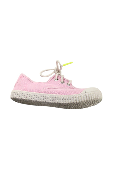 A Pink Sneakers from Victoria in size 4T for neutral. (Front View)