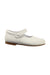 A White Dress Shoes from Pepa London in size 3T for girl. (Front View)