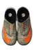 A White Cleats/Soccer Shoes from Nike in size 5T for girl. (Back View)