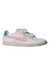 A White Sneakers from Nike in size 5T for girl. (Front View)