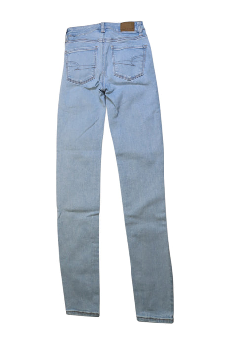 A Blue Jeans from American Outfitters in size 13Y for girl. (Back View)