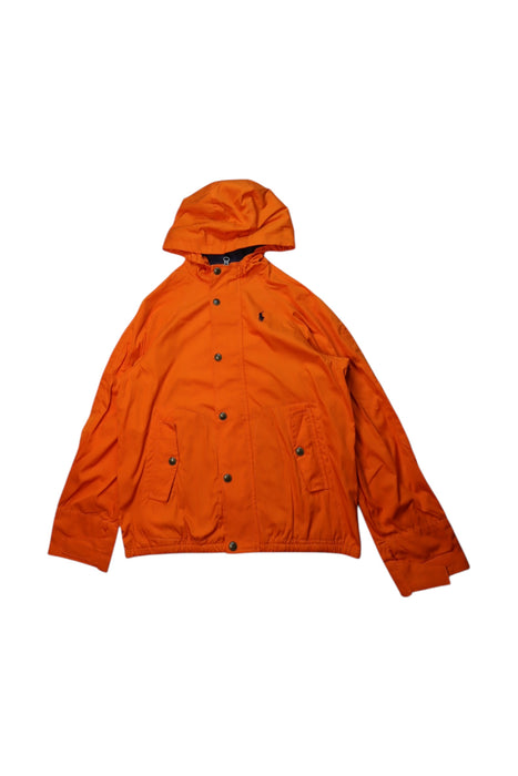 A Orange Rain Jackets from Polo Ralph Lauren in size 10Y for neutral. (Front View)