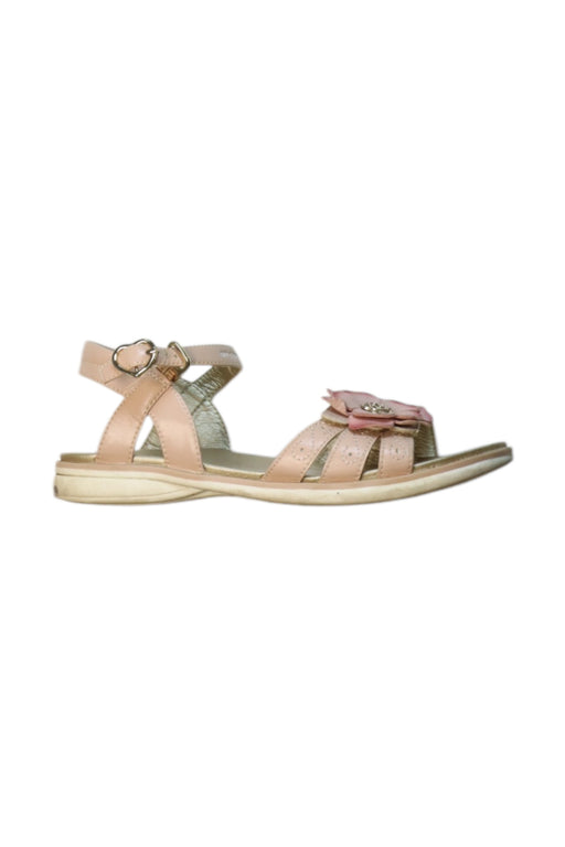 A Pink Sandals from Dr. Kong in size 9Y for girl. (Front View)