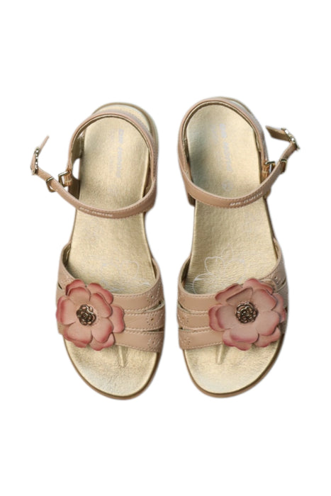 A Pink Sandals from Dr. Kong in size 9Y for girl. (Back View)