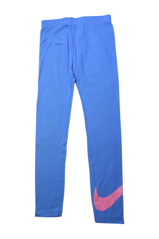 A Blue Leggings from Nike in size 12Y for girl. (Front View)