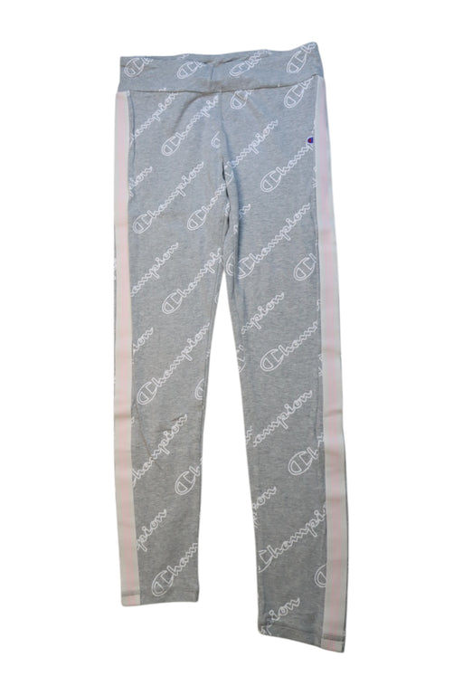 A Grey Leggings from Champion in size 12Y for girl. (Front View)