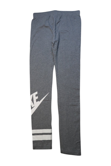 A Grey Leggings from Nike in size 13Y for girl. (Back View)