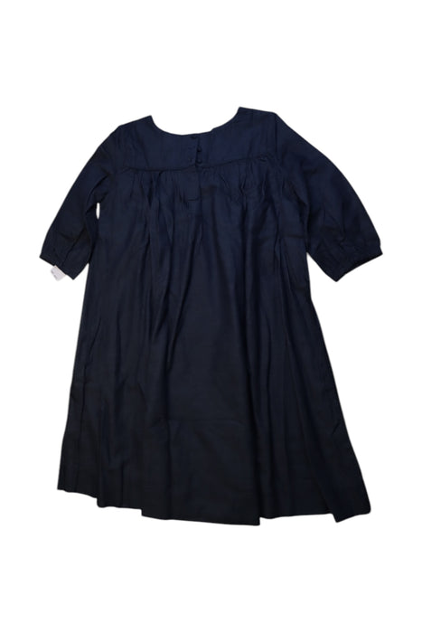 A Navy Long Sleeve Dresses from Polo Ralph Lauren in size 12Y for girl. (Back View)