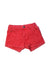A Red Shorts from Tommy Hilfiger in size 4T for girl. (Front View)