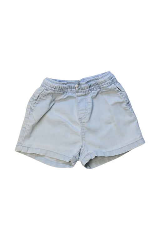 A Blue Shorts from Seed in size 12-18M for neutral. (Front View)