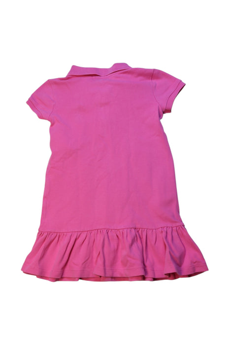 A Pink Short Sleeve Dresses from Polo Ralph Lauren in size 4T for girl. (Back View)