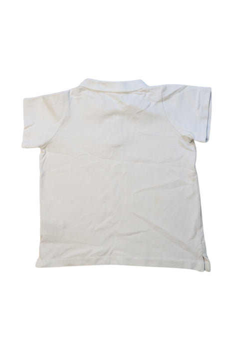 A White Short Sleeve Polos from Seed in size 18-24M for girl. (Back View)