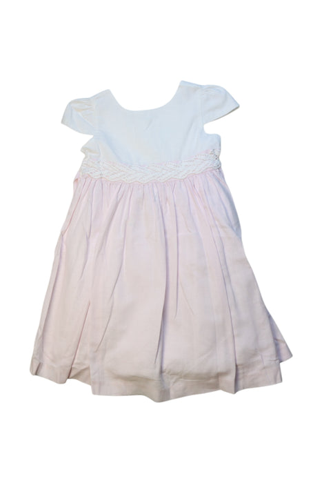 A White Short Sleeve Dresses from Edgehill Collection in size 3T for girl. (Front View)