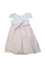 A White Short Sleeve Dresses from Edgehill Collection in size 3T for girl. (Back View)