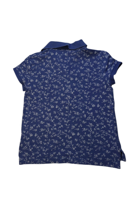 A Blue Short Sleeve Polos from Polo Ralph Lauren in size 4T for girl. (Back View)