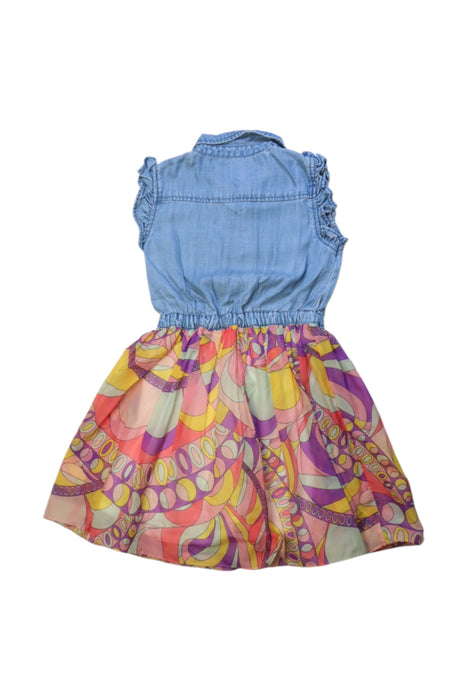 A Multicolour Sleeveless Dresses from Guess in size 5T for girl. (Back View)