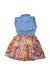 A Multicolour Sleeveless Dresses from Guess in size 5T for girl. (Back View)
