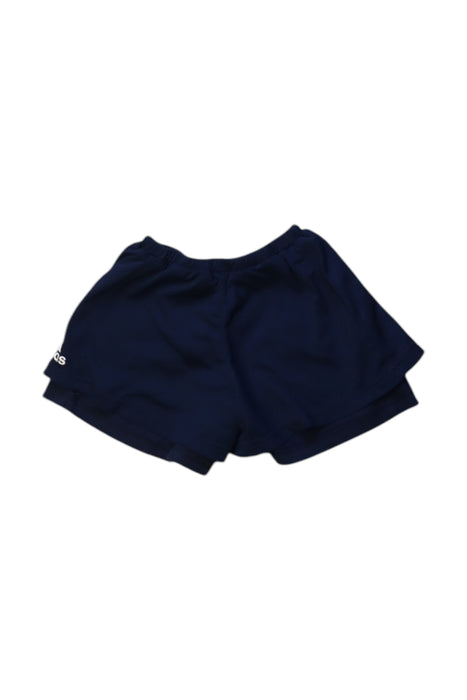 A Navy Shorts from Adidas in size 18-24M for girl. (Back View)