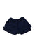A Navy Shorts from Adidas in size 18-24M for girl. (Back View)