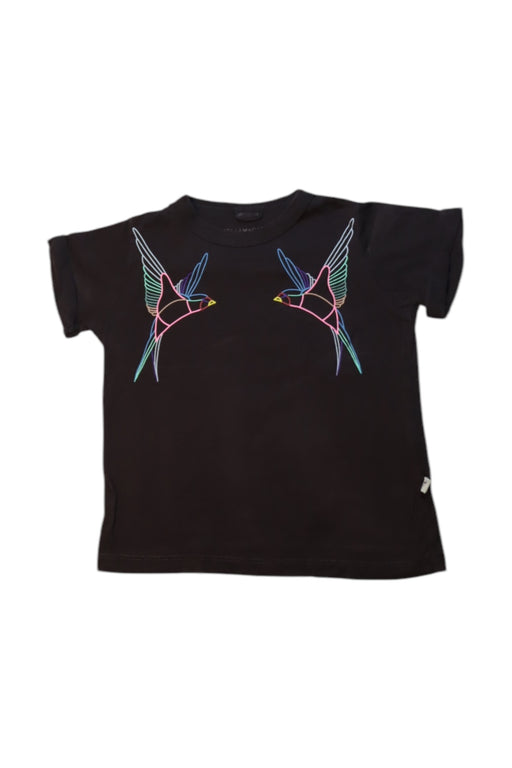 A Black Short Sleeve T Shirts from Adidas by Stella McCartney in size 2T for girl. (Front View)