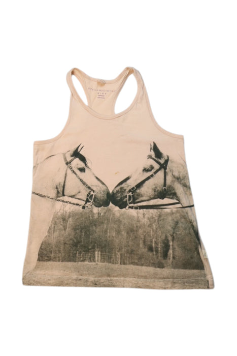 A Ivory Sleeveless Tops from Stella McCartney in size 4T for girl. (Front View)