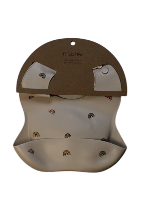A Multicolour Bibs from Mushie in size O/S for neutral. (Front View)