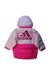 A Pink Puffer/Quilted Coats & Outerwear from Adidas in size 2T for girl. (Back View)