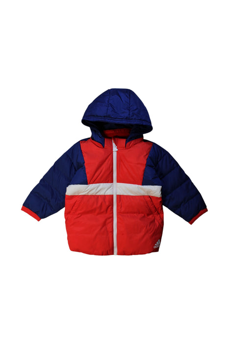 A Multicolour Puffer/Quilted Coats & Outerwear from Adidas in size 2T for boy. (Front View)