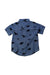 A Blue Short Sleeve Shirts from Hatley in size 2T for boy. (Back View)