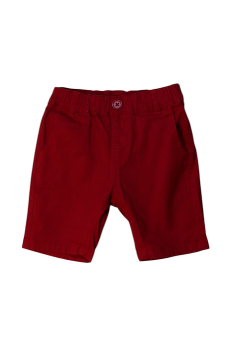 A Red Shorts from Hot Biscuits Mikihouse in size 12-18M for boy. (Front View)