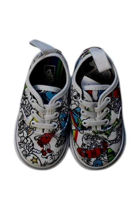 A Multicolour Sneakers from Vans in size 12-18M for boy. (Back View)