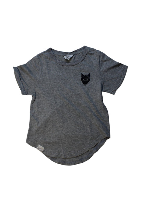 A Grey Short Sleeve T Shirts from Band of Boys in size 3T for boy. (Front View)