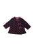 A Pink Capes & Ponchos from Mides in size 3-6M for girl. (Front View)