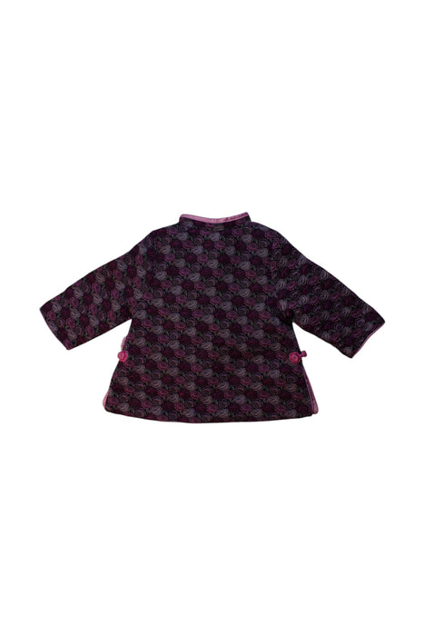 A Pink Capes & Ponchos from Mides in size 3-6M for girl. (Back View)