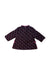 A Pink Capes & Ponchos from Mides in size 3-6M for girl. (Back View)