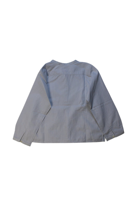 A Blue Long Sleeve Shirts from Bonpoint in size 3T for girl. (Back View)