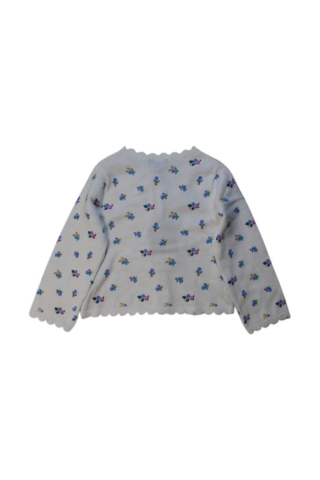 A White Cardigans from Sergent Major in size 2T for girl. (Back View)