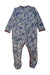 A Blue Onesies from Petit Bateau in size 2T for neutral. (Back View)