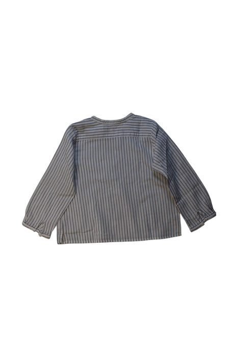 A Grey Long Sleeve Shirts from Bonpoint in size 2T for girl. (Back View)