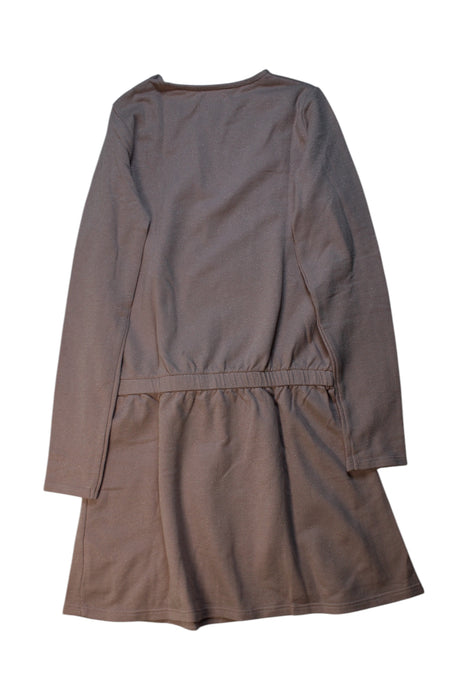 A Brown Long Sleeve Dresses from Vertbaudet in size 12Y for girl. (Back View)