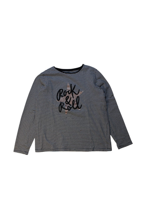 A Black Long Sleeve T Shirts from Vertbaudet in size 12Y for girl. (Front View)