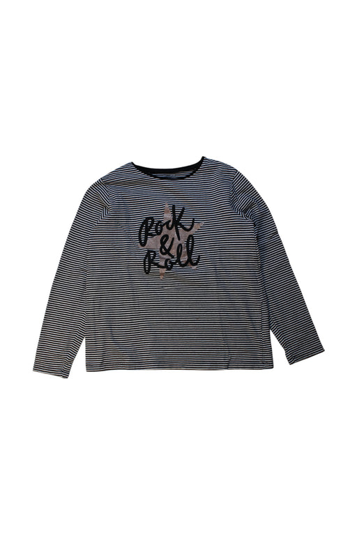 A Black Long Sleeve T Shirts from Vertbaudet in size 12Y for girl. (Front View)