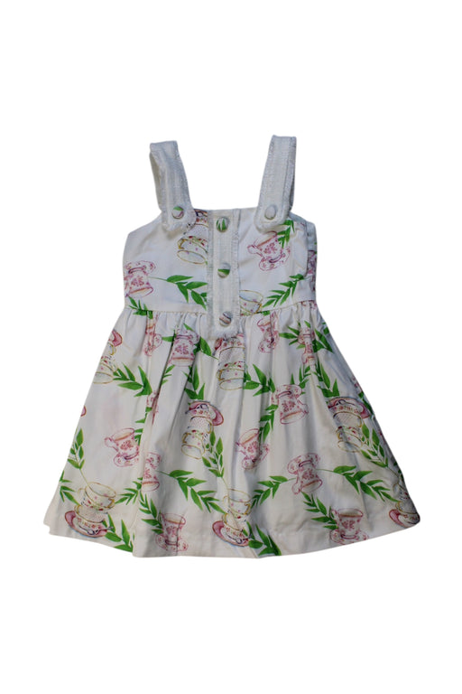 A White Sleeveless Dresses from Nicholas & Bears in size 12-18M for girl. (Front View)