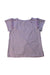 A Purple Short Sleeve Tops from Love & Peace & Money in size 2T for girl. (Back View)