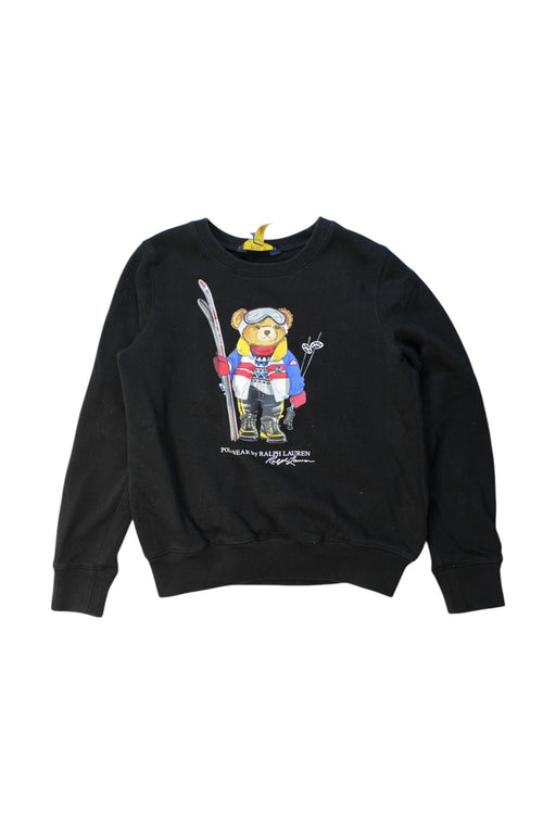 A Black Sweatshirts from Polo Ralph Lauren in size 12Y for boy. (Front View)